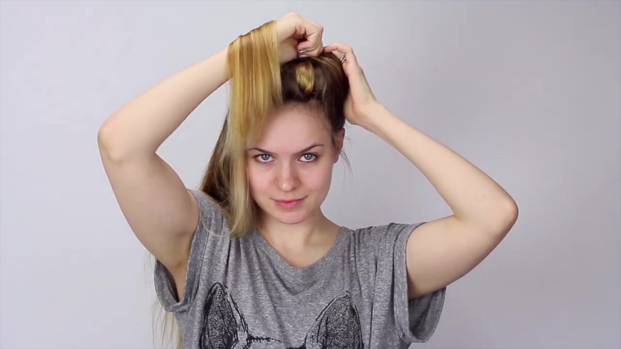 Pin the ends and finish that side: next position in the source video