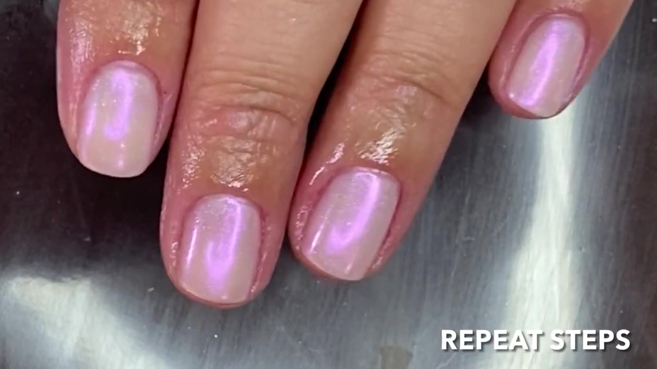 Simple Nail Designs demonstrating clear away excess powder
