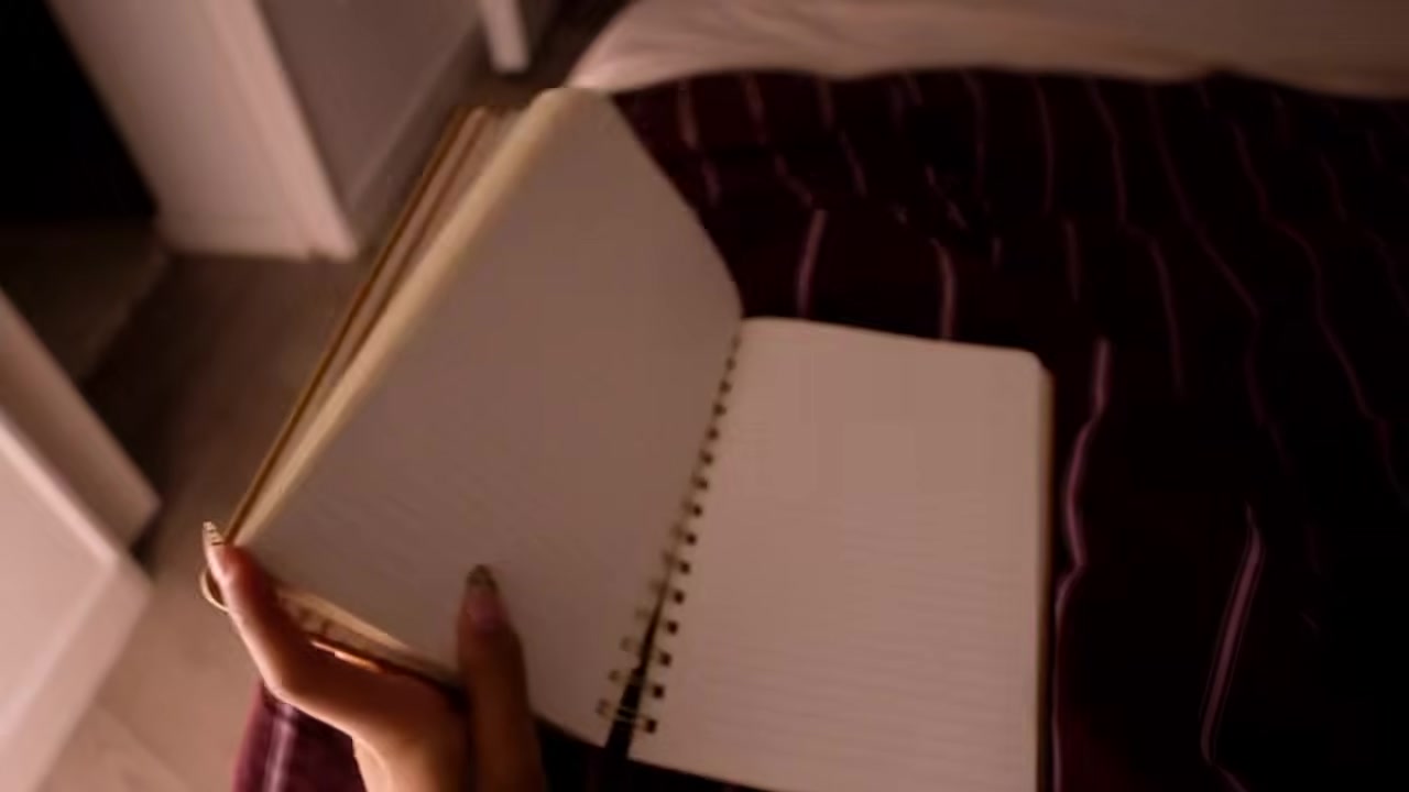 A short journal entry closes the routine.