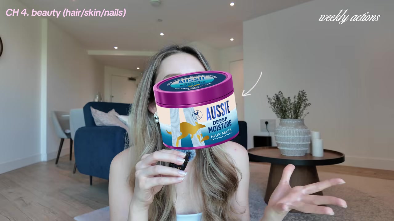 She puts a hair mask into an existing wash-day routine.